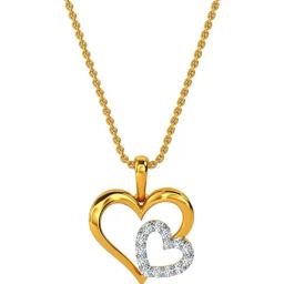 Kisna Diamond & Gold Jewellery 14k Mahi Diamond Pendant-image-1