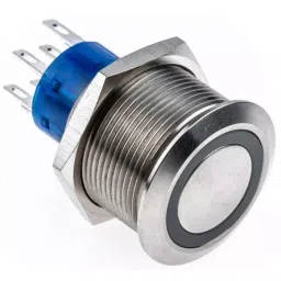 RS PRO Illuminated Push Button Switch Momentary 22.2 mm DPDT White LED 250 V AC, 1759230-image-91