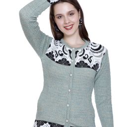 Chatanya Women Self Design Cardigan Sweater-image-45