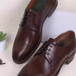 Da Vinchi by Metro Men's Brown Derby Shoes-picture-21