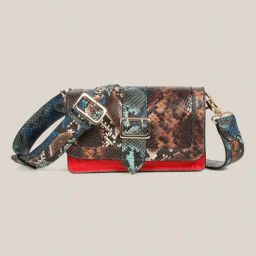 Hats Off Accessories Brown Animal Effect Small Leather Cross Body Bag-image-50
