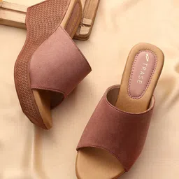 TRASE Suede Wedge Sandals-picture-43