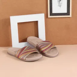 Metro Embellished Open Toe Flats-image-37