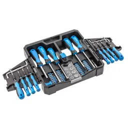 Hogert Technik 4-12 mm Length Screwdriver Set, HT1S105 (Set of 63 Pcs)-35