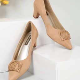 Flat N Heels Women's Beige Casual Pumps-85