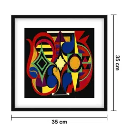 999store Multicolor Abstract Pattern Poster image 4
