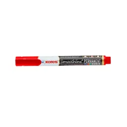 Kores Smoothline Plus Permanent Marker Red (Pack of 10)-image-96