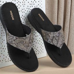 Mochi Women Embellished Open Toe Flats-28