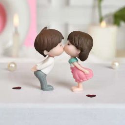 Tayhaa Multicolor Plastic Everlasting Love Showpiece - Set of 2-image-70