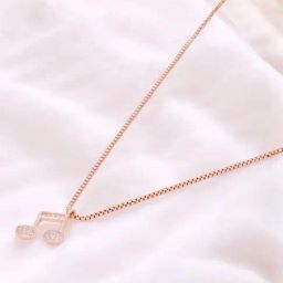 crash.club By CKC 925 Silver Musical Note Pendant Necklace-image-82