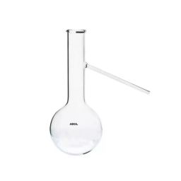 ABGIL Distillation Flask with Side Tube 250 ml Transparent Borosilicate Glass, FD-314-02-29