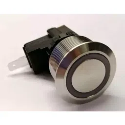 RS PRO Illuminated Push Button Switch Momentary 25.2 mm SPST White LED 250/125 V AC, 1758798-picture-18
