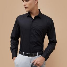 CODE by Lifestyle Striped Spread Collar Cotton Formal Shirt-picture-20