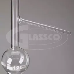 Glassco 125ml Flask Distilling With Side Arm 073.205.01-0