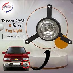 Auto Pearl Fog Lamp Lights Compatible For Chevrolet Tavera 2015 (Set of 2 Pcs) image 2