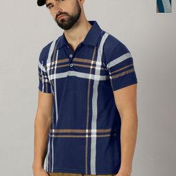 THE BEETEL HOUSE Pack Of 2 Striped Polo Collar T-shirt-image-83