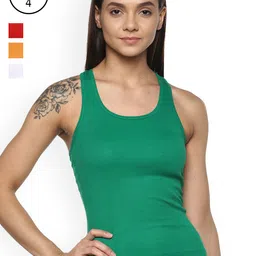 Leading Lady Women Pack of 4 Camisoles m-SARA-4-image-12