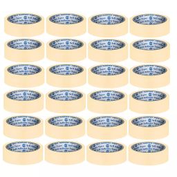 VCR Masking Tape - 20 Meters in Length 24mm / 1" Width - 24 Rolls Per Pack-5