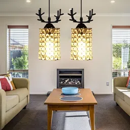 GAUVIK Transparent Textured Ceiling Lamp image 2