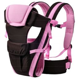 FunBlast 3 in 1 Adjustable Baby Carrier with Support Strap  Pink-1
