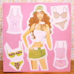 A Vintage Affair Lingerie Storage Travel Box Case - Pink-28