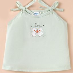 Tango Single Jersey Knit Sleeveless Slip With Dog Print - Light Green-image-28