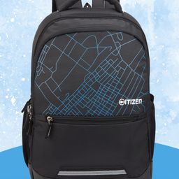 CITIZEN Skywalker Travel Laptop Backpack | 15.6 Inch Padded Laptop Compartment | 35 Liters | Polyester Fabric | Front Pocket & Bottle Pocket | Padded Handle & Shoulder Strap | Reflective Strip-image-80