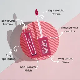 MATTLOOK Stayxtend Lip Mousse Enriched With Vitamin E - 4 ml- Berry Love-19 image 4