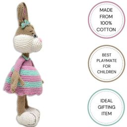 Happy Threads Soft Toy Jill Bunny - Multicolor image 3
