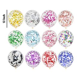 Bubble Trouble Transparent Balloons Bouquet Combo with Re Filled Confetti & Ribbons Pack of 10 - Multicolor image 3