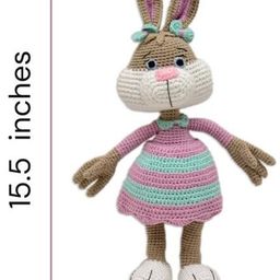 Happy Threads Soft Toy Jill Bunny - Multicolor image 4