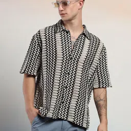 Stylecast X Kotty Men Relaxed Multi Stripes Striped Casual Shirt-image-90