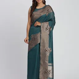 Astita Woven Design Zari Saree-image-81