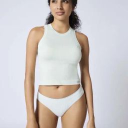 Feier Mint Solid Tank Top-image-79