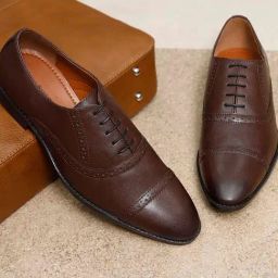 Louis Stitch Men's Brown Oxford Shoes-picture-2