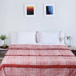 House This Kattam-Kuta Coral Cotton Bed Cover - Set of 1-image-17