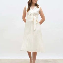 Styli Off White Regular Fit Dress-image-43