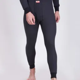 Dollar Black Regular Fit Thermal Bottom-image-39