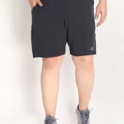 Chkokko Dark Grey Regular Fit Shorts-picture-18