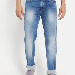 Octave Blue Cotton Regular Fit Jeans-image-63