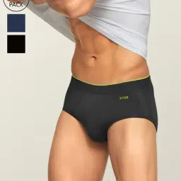 XYXX Multicolor Regular Fit Briefs - Pack Of 3-image-47