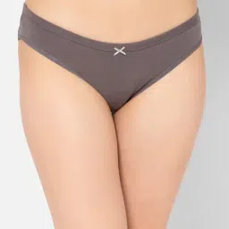 Clovia Grey Bikini Panty-image-44