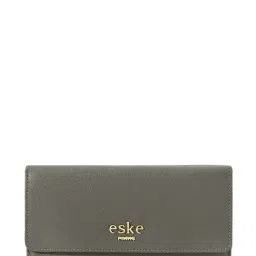 Eske Grey Tri-Fold Wallet for Women-picture-11