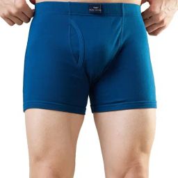 Park Avenue Dark Blue Pure Cotton Regular Fit Solid Trunks (Pack of 2)-image-96
