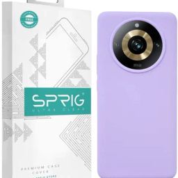 Sprig Liquid Silicone Back Cover for REALME 11 PRO 5G (Purple)-image-104