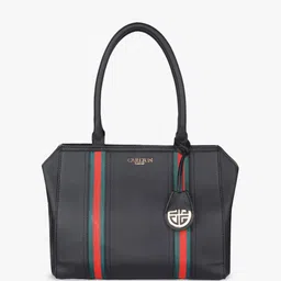 Carlton London Striped Structured Handheld Bag-picture-6