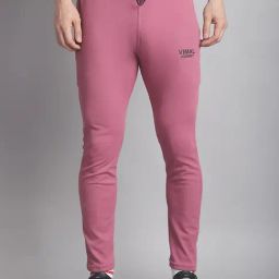 Vimal Jonney Pink Regular Fit Trackpants-image-28