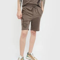 Smileyworld Brown Cotton Regular Fit Printed Shorts-picture-36