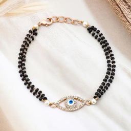 Rubans Black Evil Eye with Cubic Zirconia Classic Bracelet-picture-40