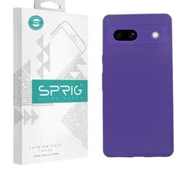 Sprig Back Cover for Google Pixel 7A (Purple)-69